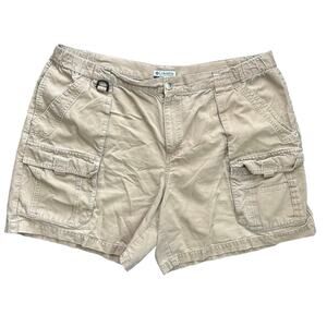 Columbia Cargo Shorts Dark Khaki Size XXL